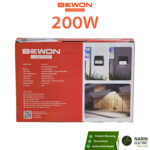 BEWON สปอร์ตไลท์โซล่าเซลล์ 100W / 200W รุ่น MICRO | โคมไฟ 3 สี (Daylight/Warm/Cool) ในตัวเดียว กันน้ำ IP65 | Narin Electric