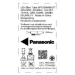 Panasonic หลอดไฟ LED T8 ยาว 20W Single End Tube ใช้แทนฟลูออเรสเซนท์ได้