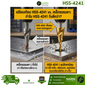 ดอกสว่านเจดีย์ HSS-4241